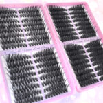 European and American cross-border trade single cluster 10-18mm segmented DIY false eyelashes D curl natural dense versatile eyelash wholesale - 46810D single box