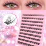 Amazon Europe and America cross-border trade false eyelashes self-lashing large capacity cluster segmented single cluster false eyelashes wholesale - A02