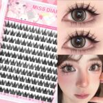 100 Clusters Large Capacity Glue-Free No-Stem Dog-Style False Eyelashes Lazy Natural Beginner Comic Segmented False Eyelashes Wholesale - 100 clusters glue-free dog series [no gift]
