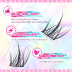 Large Capacity Lazy Three-Step Lash Book Natural Segmented False Lashes Mixed Set Comic Lashes Eyelashes - Toolkit