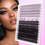 Light Pink Fairy Cluster Lashes 100D - Light Pink Fairy 100 Blast 14 Rows