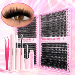[TEMU Hot Sale] 30406080D False Eyelash Book Wholesale for Amazon and Independent Sites in Europe and America - 30406080+Glue+Tweezers+Remover