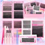 Amazon cross-border European and American style false eyelash gift box, thick single-cluster segmented eyelash set, eyelash book - Gift Box 3