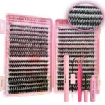 Amazon Eyelash Book 30D 40D 50D Cross-border DIY 640Pcs Set Export to Russia False Eyelashes - Eyelash book kit with remover