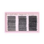 Custom Amazon Europe and America cross-border 30D40D50D60D80D100D length color paper card packaging customization - [Single Box] Pink Plastic Box 304050D-30 Row