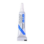 False eyelash glue and tweezers set, gentle and non-irritating, invisible and easy to remove, hypoallergenic eyelash glue 4g/1 piece - Toothpaste tube glue