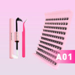 Cross-border trade European and American style false eyelashes washboard 10 rows Middle Eastern eyelashes versatile Amazon segment false eyelashes - [Set] Washboard A01
