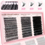 [New Arrival] Amazon EU/US Cross-border Segment Lash False Eyelash Set New Style Single Cluster Lashes - 304050D