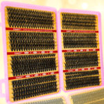 150D High Density Cluster Lash Book - Brown book 3456D-40 rows