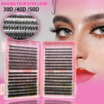 Amazon Eyelash Book 30D 40D 50D Cross-border DIY 640Pcs Set Export to Russia False Eyelashes - Eyelash book [only]