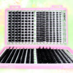 Large Capacity FW04 Cluster Lash Book - Green book 50 rows