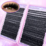 Amazon 304080100D false eyelashes European and American style single cluster 32 rows 640 clusters eyelash book set wholesale - 80100D