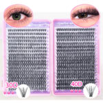 150D High Density Cluster Lash Book - Purple Book 3040-36 rows