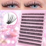 Amazon Europe and America cross-border trade false eyelashes self-lashing large capacity cluster segmented single cluster false eyelashes wholesale - 40D