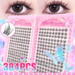 Large Capacity Lazy Three-Step Lash Book Natural Segmented False Lashes Mixed Set Comic Lashes Eyelashes - [Single Box] 32-row Lazy Three-Step Lash Book
