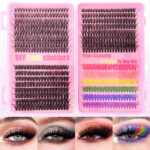 150D High Density Cluster Lash Book - Pink book 345 color-30 rows