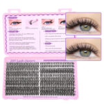 150D High Density Cluster Lash Book - Purple Book Horizontal 30P-22 rows