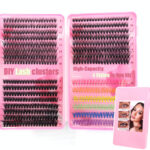 Export eyelash book 30D40D50D cross-border DIY Lashes 32 rows 640 Pcs soft eyelashes custom curl - Eyelash Book 304050C-30 Rows