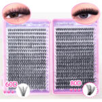 150D High Density Cluster Lash Book - Purple Book 6080-36 rows