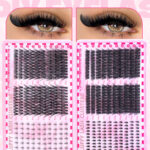 D-Curve Large Capacity Cluster Lash Book 9-16mm - Lower lashes 80100D