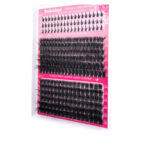 Amazon EU/US cross-border Middle East false eyelashes lower lashes 80D+100D segmented thick fluffy D curl lashes - Lower lashes +80100D burst 15 rows