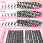 EU/US False Eyelashes Cross-border Amazon Large Capacity 30D 40D 50D Thick Natural Simulation DIY Segmented Lash Book