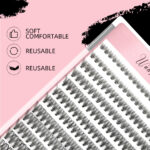 Cross-border new product customized false eyelash tool kit multiple styles personalized thick curly eyelash charm electric eyes