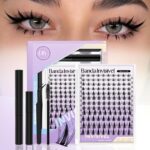 DIY Segment False Eyelash Set Natural Style Self-Application Lash Book Cluster Lashes Cross-border Wholesale