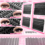 European and American hot-selling butterfly set, large capacity thick style 40D60D80D100D eyelash book tool set