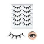 Little Devil Comic Style Wet Lashes Cos Japanese Big Eye False Lashes Curled Thick Thai European and American Hard Stem Lashes