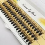 European and American machine-pressed 20D hot-melt cluster lashes for self-application, 30D fine stems non-scattering roots, curled 40D three-dimensional big-eye effect