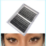 Cross-border trade 5-row 10P 20P 30P 40P hot-melt false eyelashes self-application, long and curly, direct from source factory