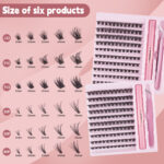 Cross-border DIY false eyelashes hot melt cluster single-cluster self-lash extension wholesale foreign trade segmented eyelashes Europe and America