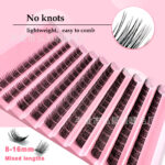 TK European and American cross-border hot-selling false eyelash set, false eyelash washboard, Amazon segmented false eyelashes