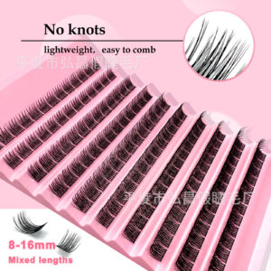 TK European and American cross-border hot-selling false eyelash set, false eyelash washboard, Amazon segmented false eyelashes