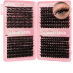 DIY False Eyelash Cluster Lash Book 544PCS 60D 100D 120D 150D Mixed 10-16mm Cross-border In Stock
