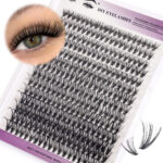 European and American cross-border dense large-volume 280 clusters D-curve DIY eyelashes segmented single-cluster lash extension wholesale