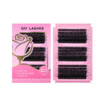 Amazon 30P 40P 32 rows false eyelash glue for export 60P 80P cluster lashes book Europe and America cross-border eyelashes