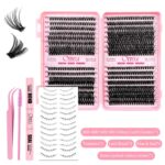 Qingdao Factory DIY False Eyelashes Lash Book Glue Tool Set Cross-border Europe and America Cluster Lash Wholesale