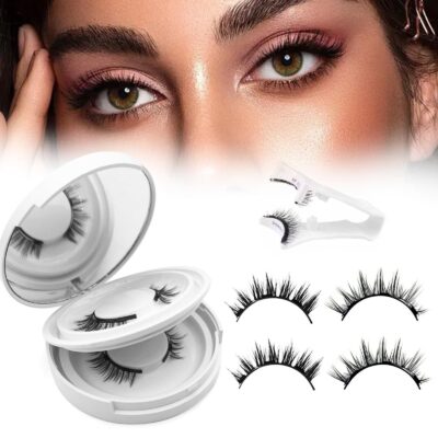 Cross-border best-selling magnetic eyelashes, little devil natural style, glue-free, reusable, upgraded magnetic false eyelashes