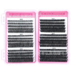 Cross-border bestseller lash book large capacity 600 clusters lash book 30/40/50/60/80/100D individual false eyelashes