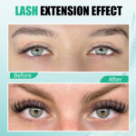 Cross-border new DIY segment eyelashes false eyelashes 100D large capacity D-curve messy thick curly realistic eyelashes
