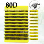 Cross-border bestseller false eyelashes segmented hot-melt lash set