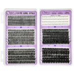 Amazon Best-Selling Cross-Border Lash Book Natural Thick False Lashes Multi-Segment Lower Lashes DIY Lashes