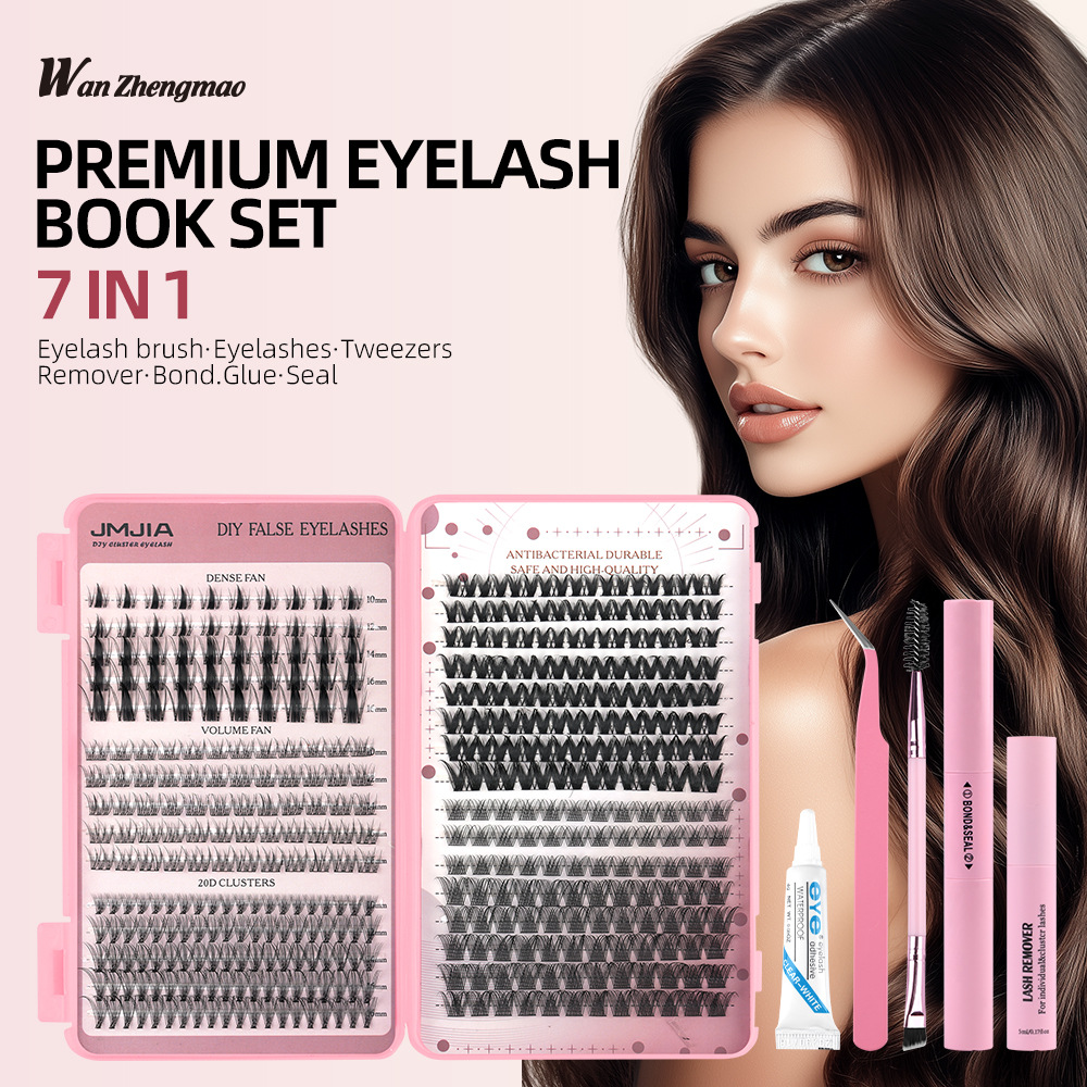 o1cn01634cry2eec2qgy4nn 2215841308713 0 cib.jpg Cross-border European and American foreign trade false eyelash set, large capacity eyelash book mixed style, quality lashes