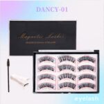 Magnetic False Eyelashes Integrated Case Glue-Free Magnetic Lashes Natural Thick Reusable Factory Wholesale