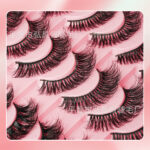 European and American cross-border bestseller, large capacity, paired lashes, European and American style false eyelashes, 30 pairs per pack, thick, natural, curled, from the source factory.