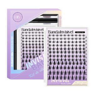 DIY Segment False Eyelash Set Natural Style Self-Application Lash Book Cluster Lashes Cross-border Wholesale