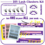 12Row DIY Cluster Lashes Private Label Custom False Lash