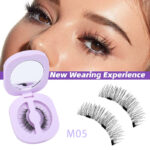 New cross-border fox-style magnetic eyelashes, natural born-feel soft magnetic lashes, integrated box, reusable